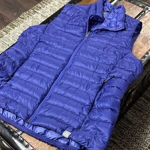 REI Women's XL Blue Down Puffer Vest